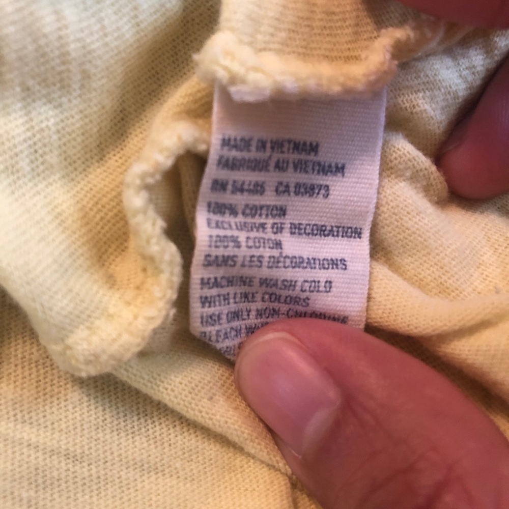 Yellow V-Neck Shirt - Picture 4 of 4